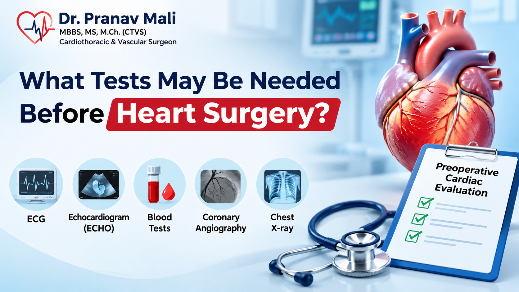 Tests Before Heart Surgery: What to Expect